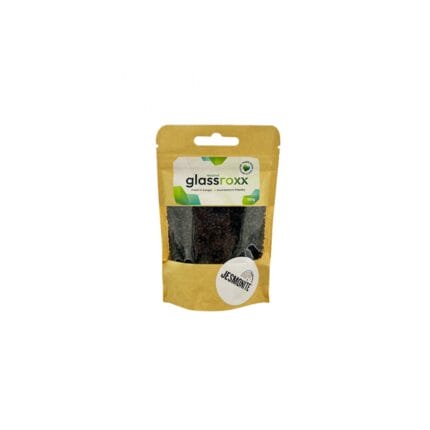 GlassRoxx – krāsainais stikla granulāts no pārstrādāta stikla, melna, 150 g