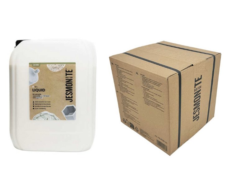 Jesmonite AC100 10l skystis 25kg bazė