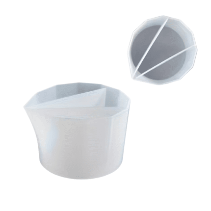 Silikona forma krāsu jaukšanai (Jesmonite, pigmentiem, sveķiem), 5,5 × 9 cm