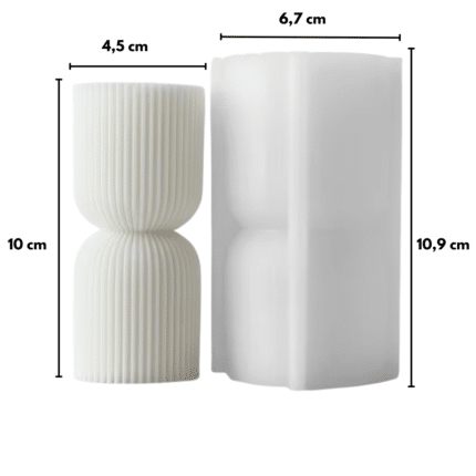 Silikona forma svecēm, 10 × 4,5 cm