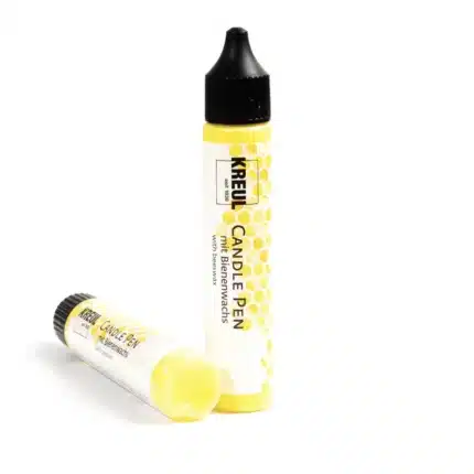 kreul-candle-pen-diy-candle-decorating-piestukas-zvakems-yellow-geltona.