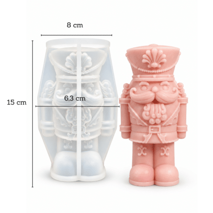 Silikona sveces forma „Riekstkodis” – 15 cm
