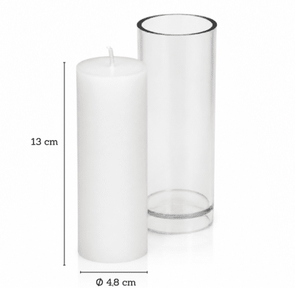 Plastmasas veidne cilindriskai svecei, Ø 48 × 130 mm